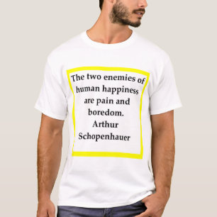 Camiseta schopenhauer, Arthur,
