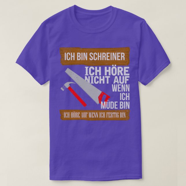 Camiseta Schreiner Tischeler carpenter gift  (Frente do Design)