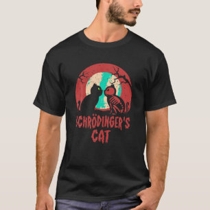 Camiseta Schrodinger s Cat Funny Morto ou Cientistas Vivos