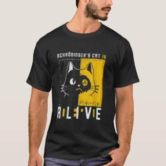 Camiseta Schrodingers Cat É Física Quântica Morto E Viva