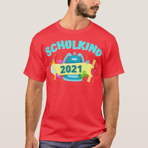 Camiseta Schulkind 2021 Einschulung Schulranzen Schule Kind