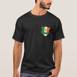 Camiseta SCHWARTZ Irish Name Irlanda Flag Harp Family