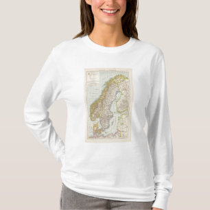 Camiseta Schweden, Norwegen - suecia e mapa de Noruega