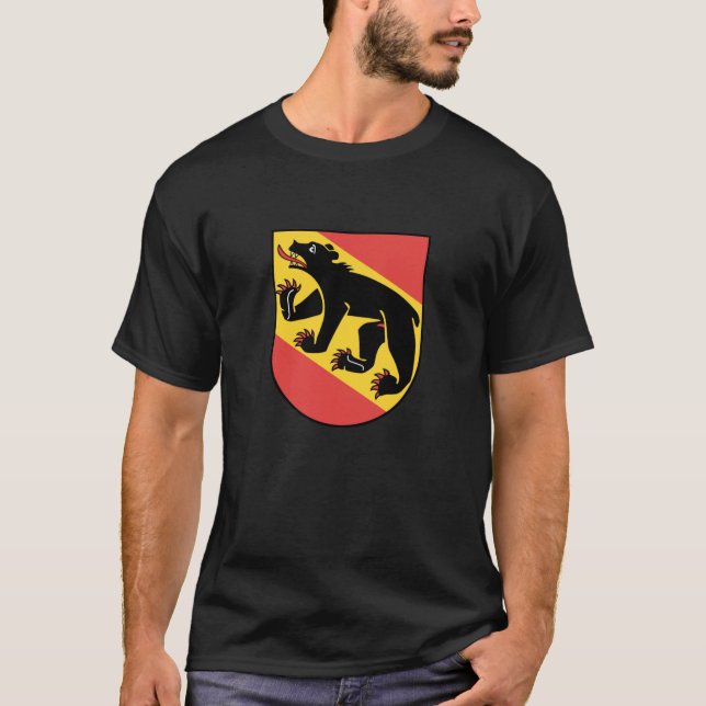 Camiseta Schweiz Kanton Bern Hauptstadt Wappen Schild (Frente)
