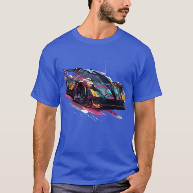 Camiseta Sci Fi Race Car boy family (Frente)