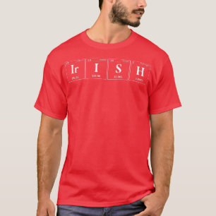 Camiseta Science Chemistry Irish Periódico St Patricks