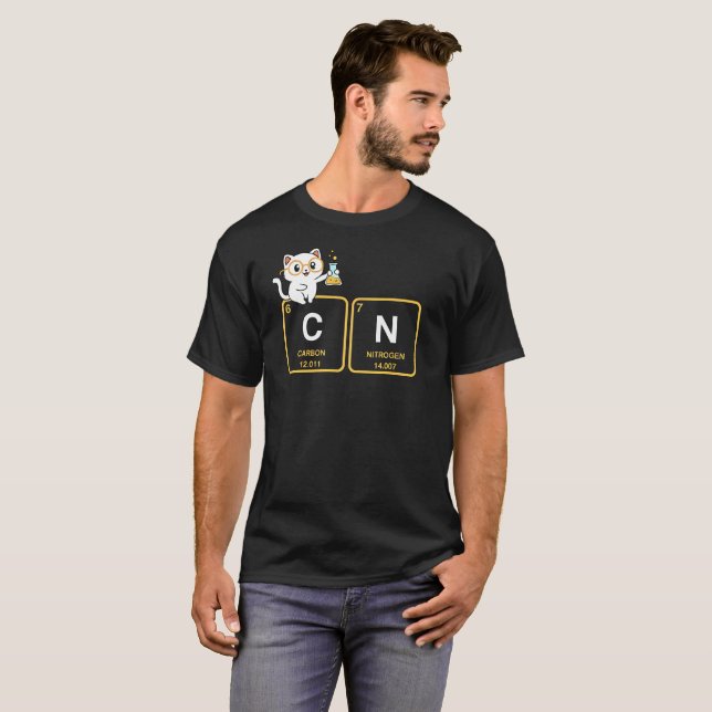 Camiseta Science Chemistry Nerd Humor Periodic Table T-Shir (Frente Completa)