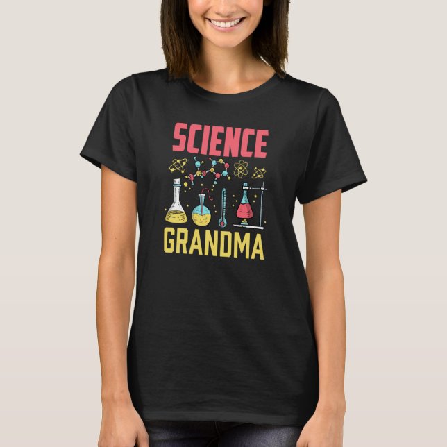 Camiseta Science Grandma Scientist Research Researcher Job (Frente)