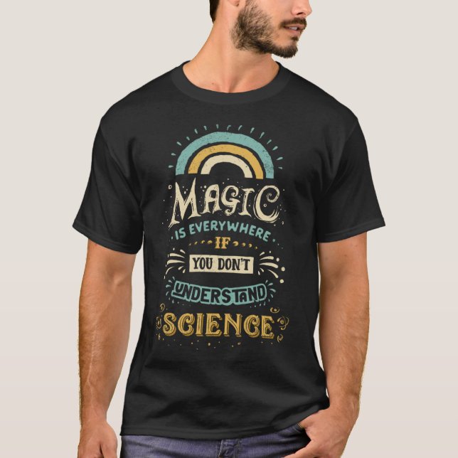 Camiseta Science is Magic girl (Frente)