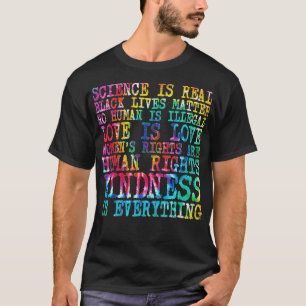 Camiseta Science is Real Black Lives Matter Pride Month (46