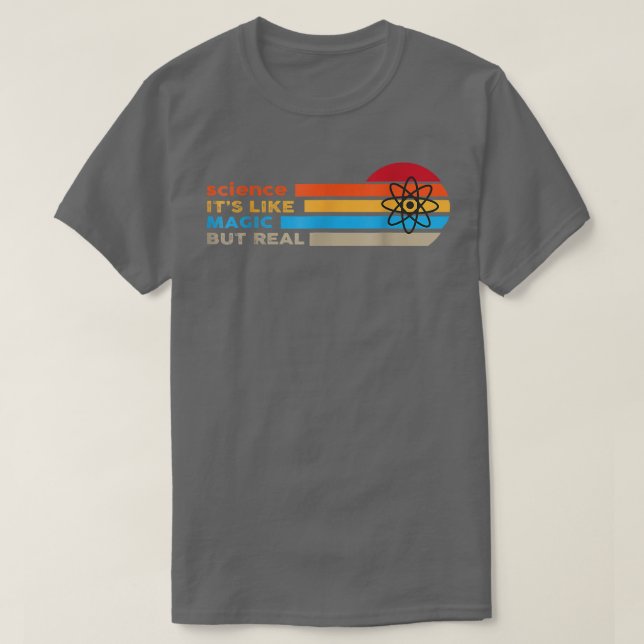 Camiseta Science Its Like Magic But Real  (Frente do Design)