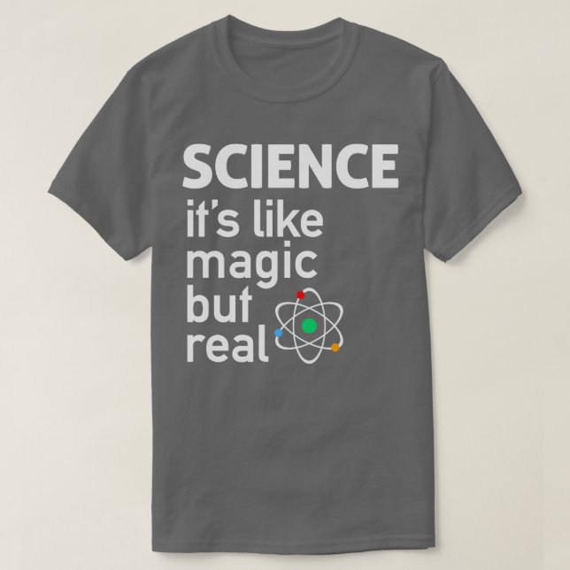 Camiseta SCIENCE Itx27s como Magic mas RealTShirt 2 (Frente do Design)