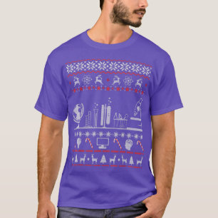 Camiseta Science Lab Ugly Christmas Sweater Para Science Lo