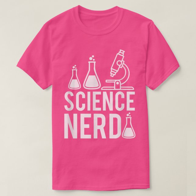 Camiseta Science Nerd Science Chemistry Biology Physics Tea (Frente do Design)