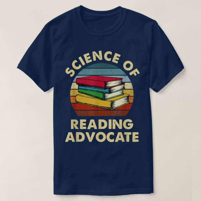Camiseta Science of Reading Advocate 2099 (Frente do Design)