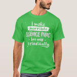 Camiseta Science Puns<br><div class="desc">Science Puns. Veja nossa seleção de t-shirts de Biologia para o melhor em peças únicas ou personalizadas feitas à mão de nossos compras de roupas.</div>