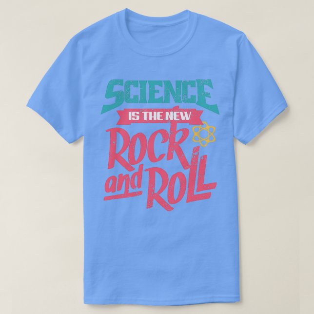 Camiseta Science Rock and Roll (Frente do Design)