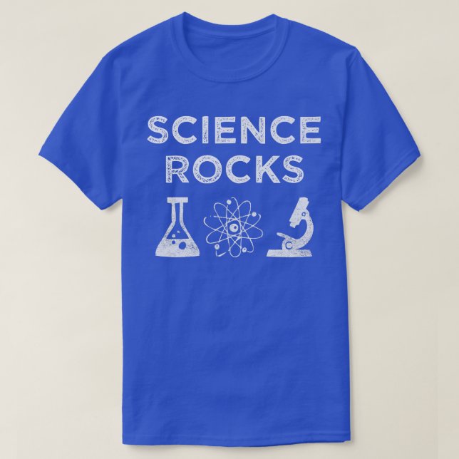 Camiseta Science Rocks Chemistry Physics & Biology Teachers (Frente do Design)