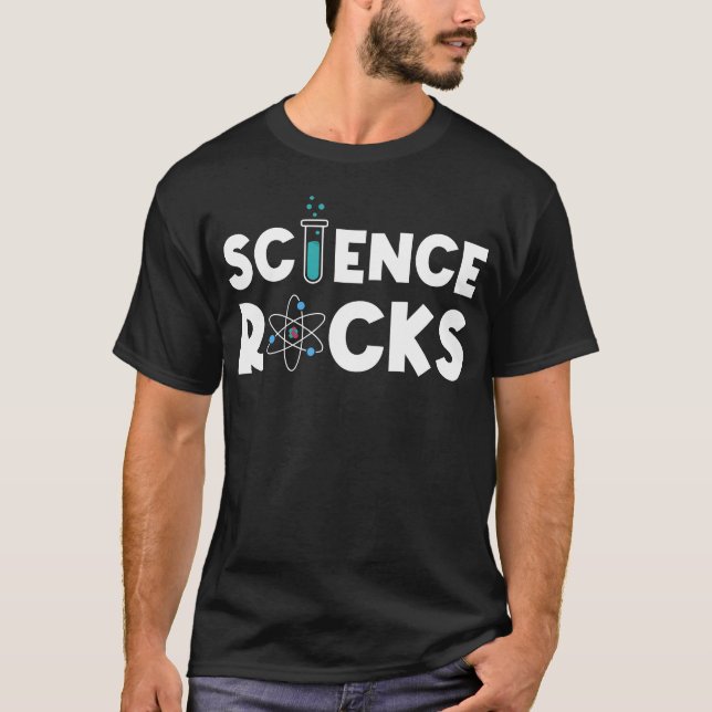 Camiseta Science Rocks Scientist Chemistry Physics Funny fr (Frente)