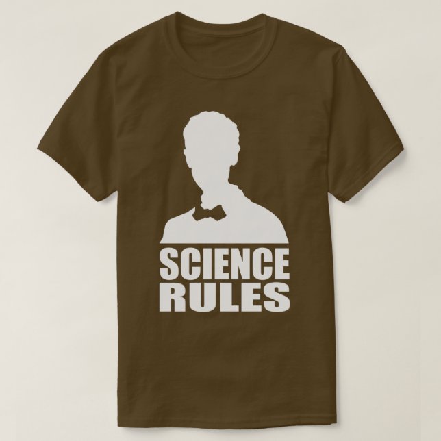 Camiseta Science Rules 1  (Frente do Design)