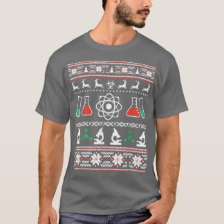 Camiseta Science Scientist Ugly Sweater Funny Christmas