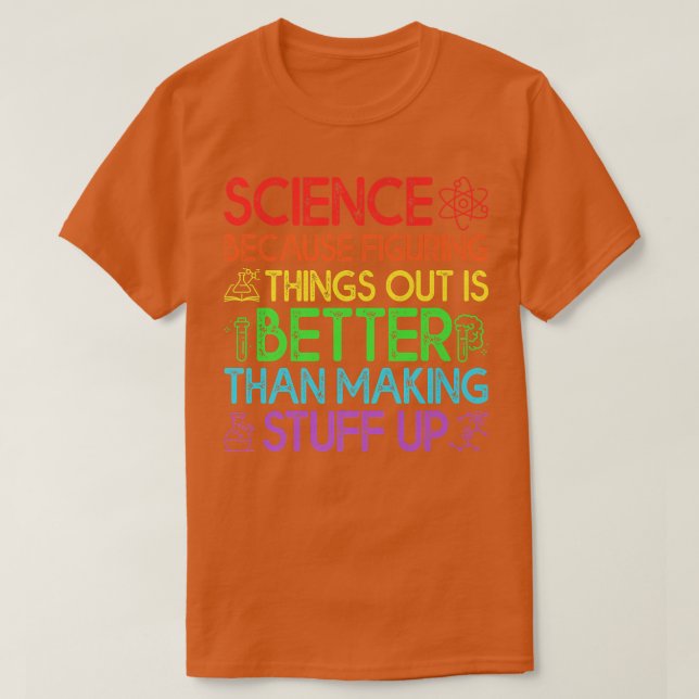 Camiseta Science Shirt, Science Shirt, Science Is Real, Sci (Frente do Design)