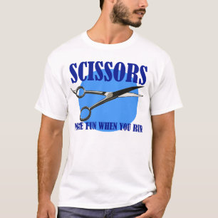 Camiseta Scissors - mais divertimento quando você funciona