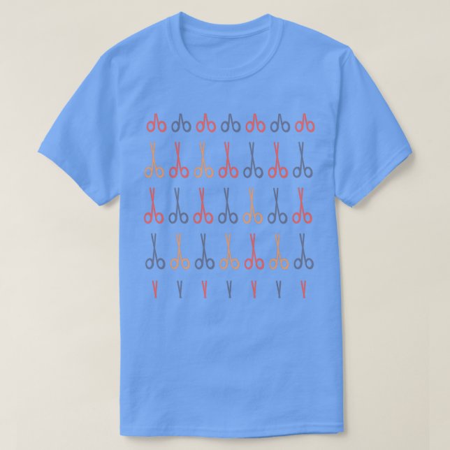 Camiseta Scissors Pattern (Frente do Design)