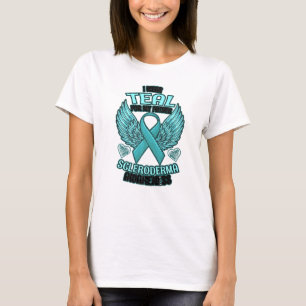 Camiseta Scleroderma Awareness Father Support Ribbon