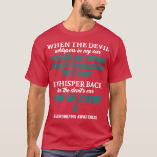 Camiseta Scleroderma Consciência Eu Sou A Tempestade Nesta