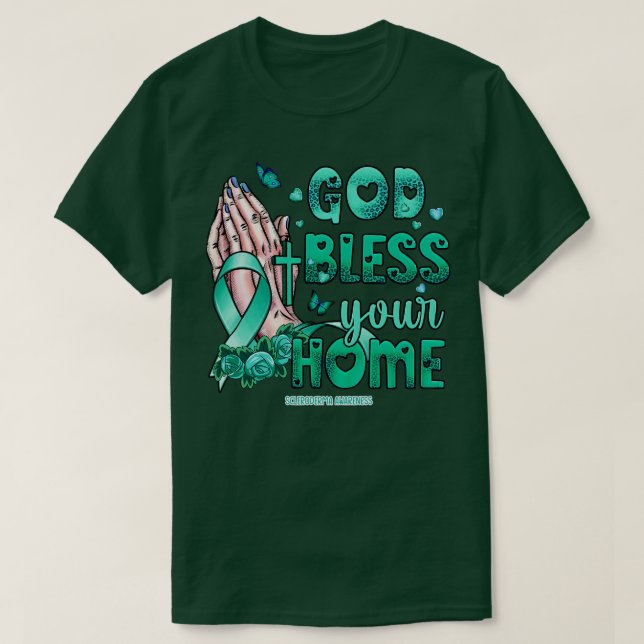 Camiseta Scleroderma Sensibilização Consciência deus abenço (Frente do Design)