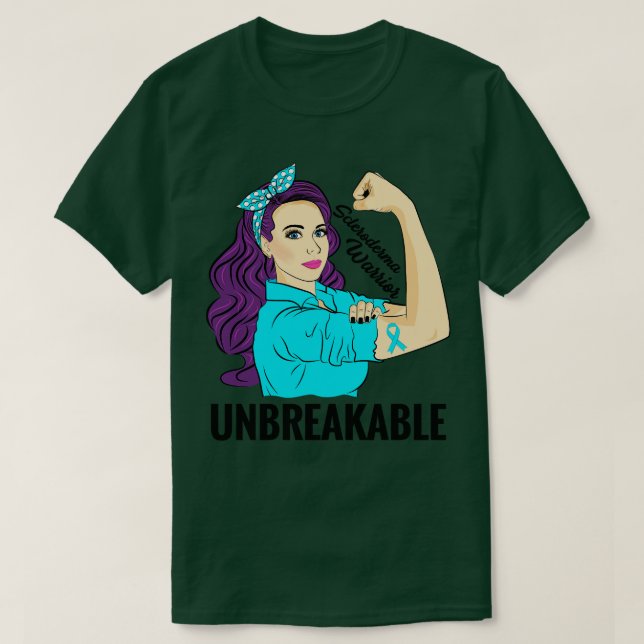 Camiseta Scleroderma Sensibilização Doença Autoimune Conjun (Frente do Design)
