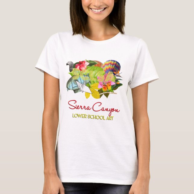 Camiseta SCLSA - Topo do Tanque Básico das Mulheres (Frente)