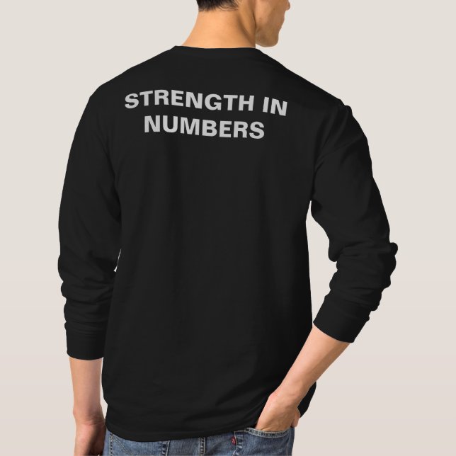 Camiseta SCMR: Intensidade em número de T-shirt de manga co (Verso)