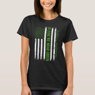 Camiseta Scoliose Sensibilização Mês Friso Apoio Patriótico