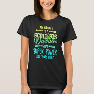 Camiseta Scoliose Sensibilização Sobrevivência do Guerreiro