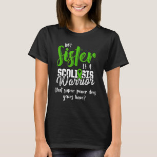 Camiseta Scoliose Sensibilização Sobrevivência do Guerreiro