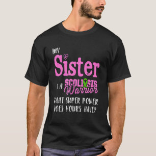 Camiseta Scoliose Sensibilização Sobrevivência do Guerreiro