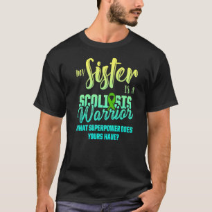 Camiseta Scoliose Sensibilização Sobrevivente do Guerreiro 
