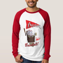 Scolletta "Boston Baseball"! Long Sleeve Raglan
