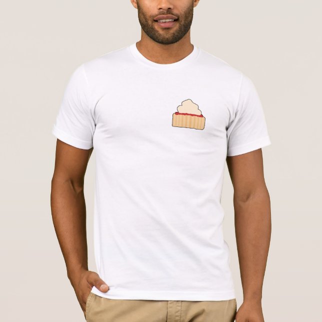 Camiseta Scone. do doce e do creme (Frente)