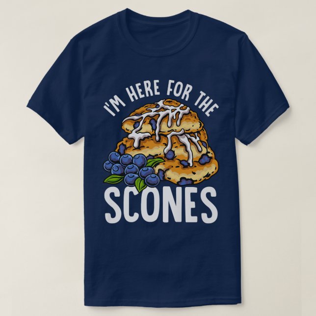 Camiseta Scones cozinhando Comida Engraçada (Frente do Design)