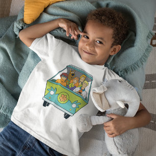 Camiseta Scooby-Doo & a máquina do mistério do grupo