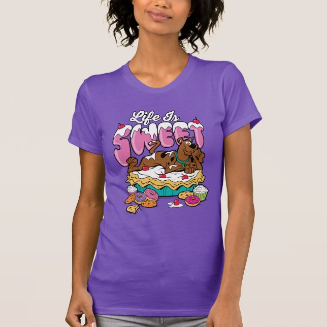 Camiseta Scooby-Doo "A Vida É Doce" (Frente)