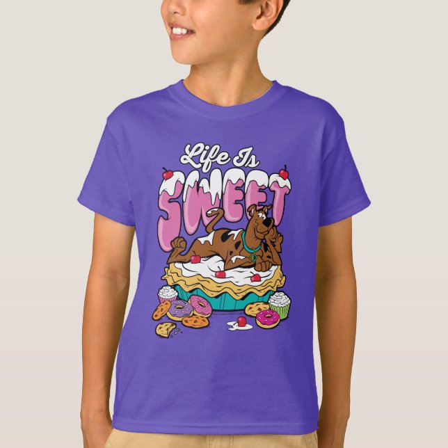 Camiseta Scooby-Doo "A Vida É Doce" (Frente)