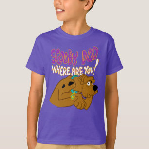 Camiseta Scooby-Doo amedrontado
