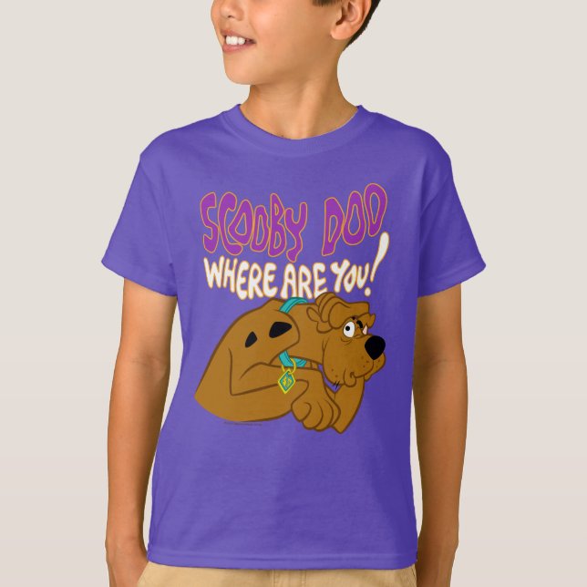 Camiseta Scooby-Doo Assustado (Frente)