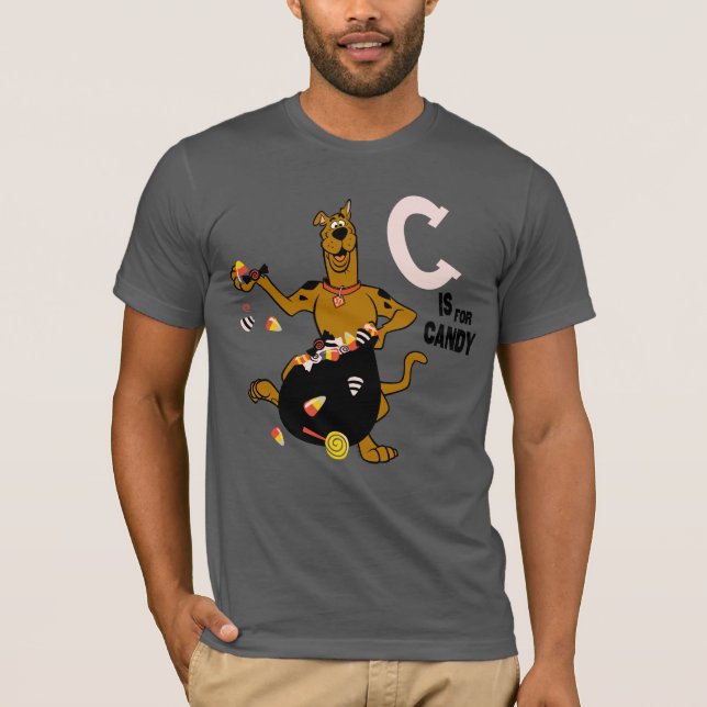Camiseta Scooby-Doo | C é destinado ao doce (Frente)