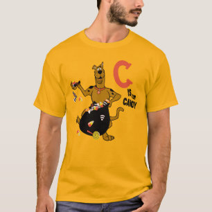 Camiseta Scooby-Doo   C é destinado ao doce