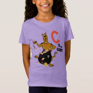 Camiseta Scooby-Doo   C é destinado ao doce